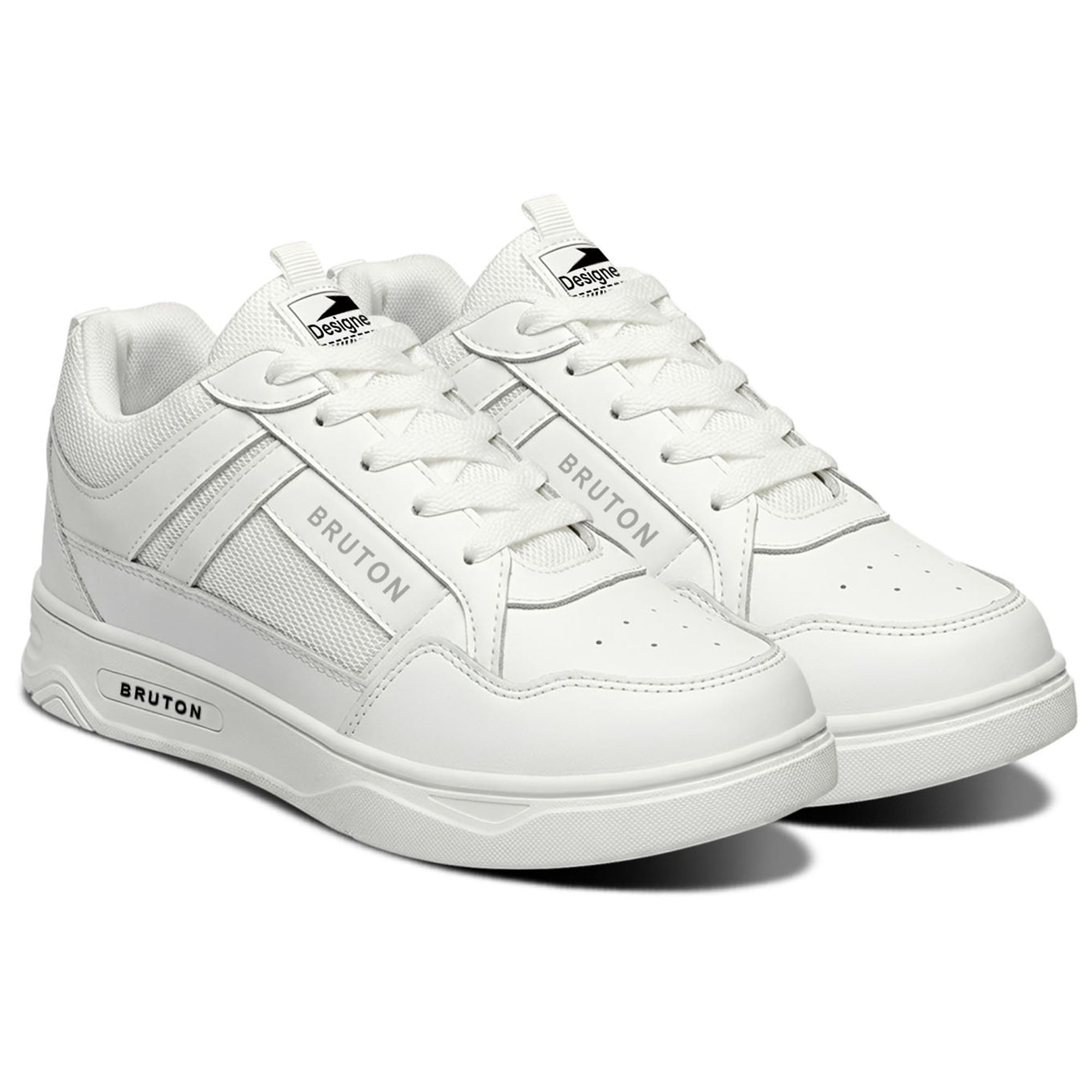 BRUTON EVA 221 Men's Running Shoes – All White Sports Shoes