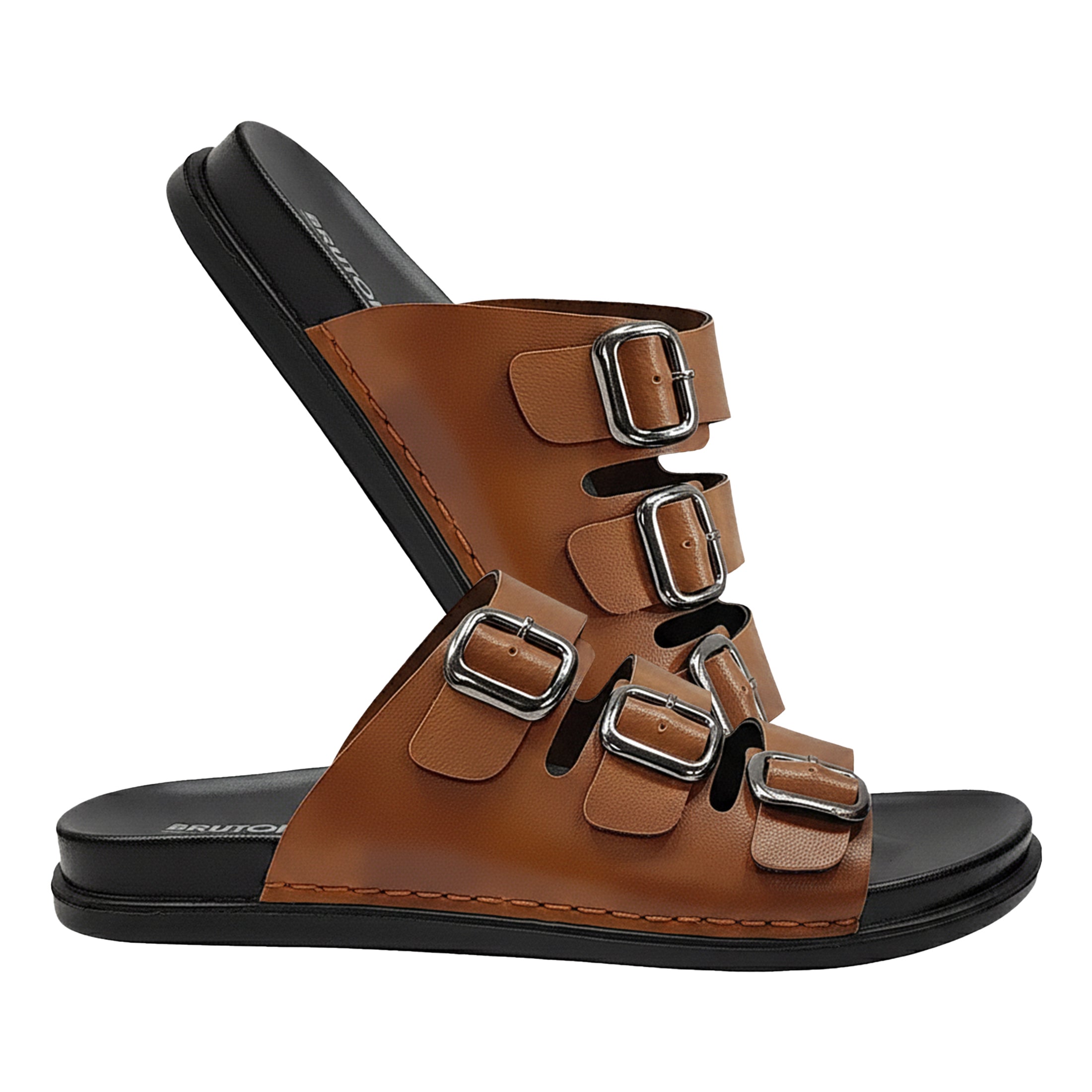 BRUTON 1138 Ortho Slippers Flip Flops for Men