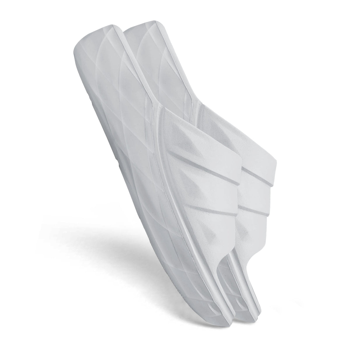 BRUTON 1044 Men's Comfort Slide Sandals – White
