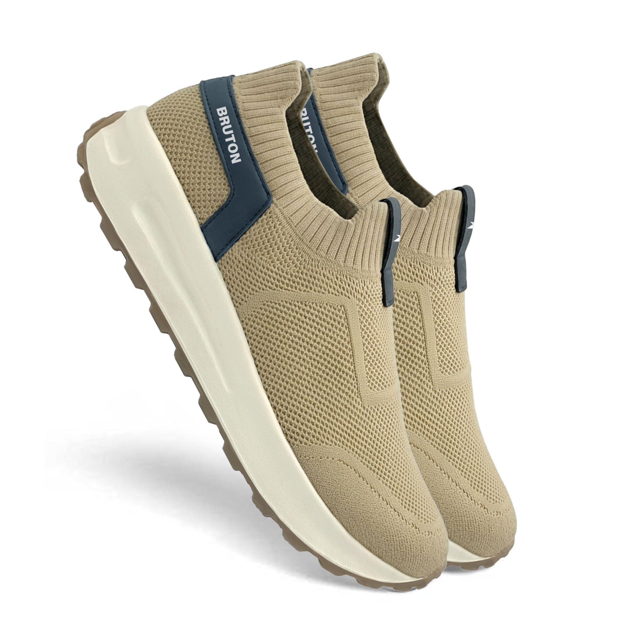 BRUTON EVA613 Men's Slip-On Running Shoes for Walking, Gym & Daily Use