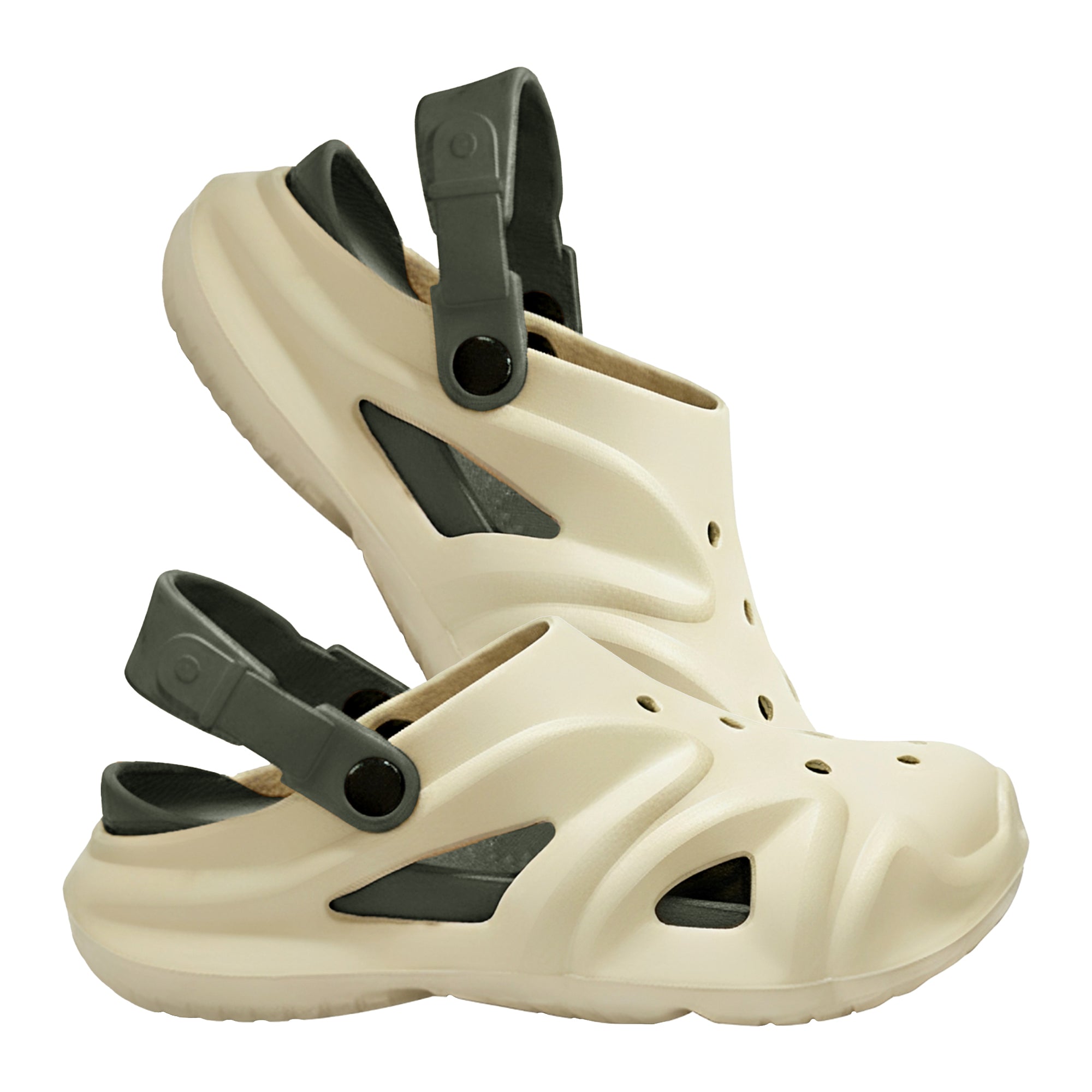 BRUTON Men's EVA Comfort Clogs with Convertible Heel Strap
