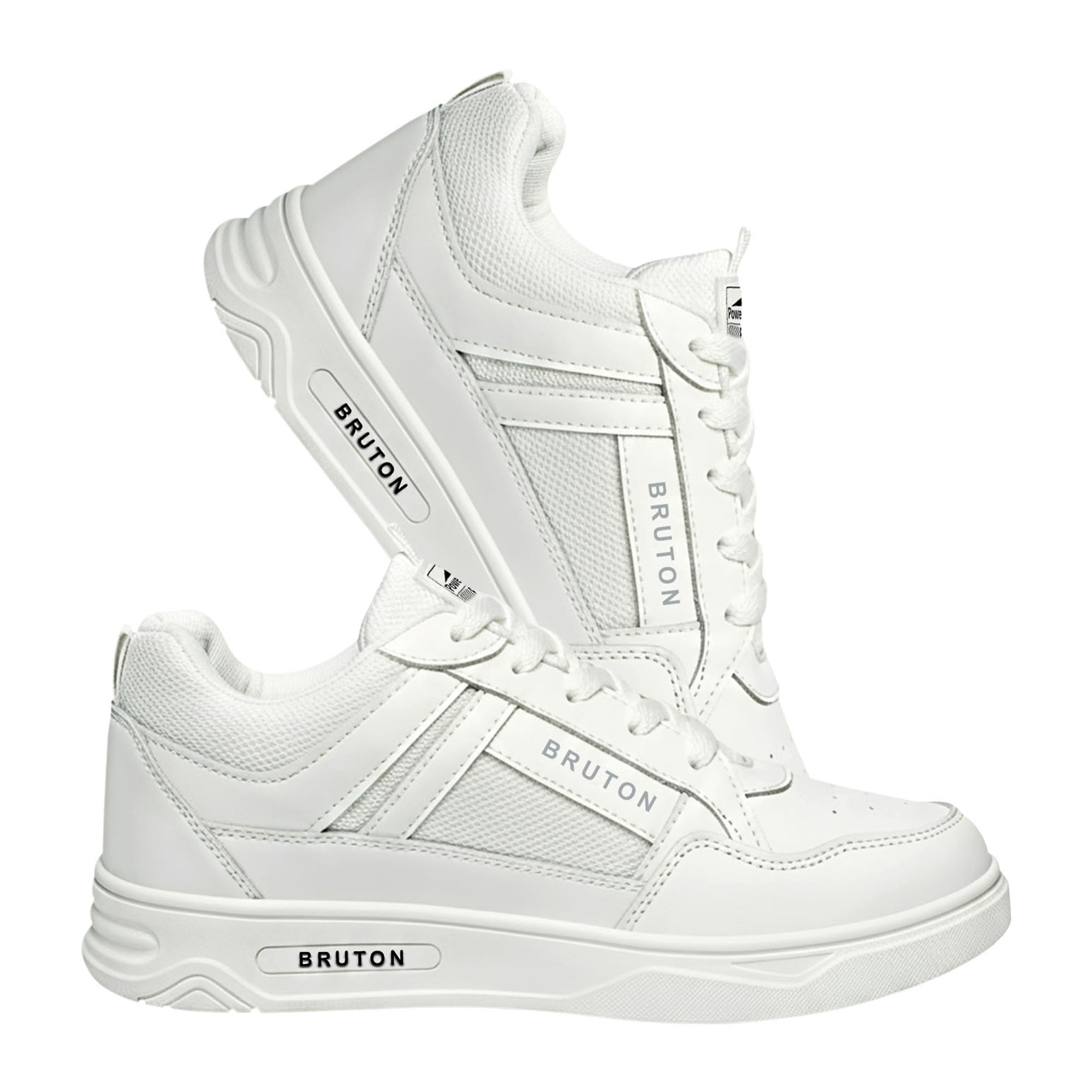 BRUTON EVA 221 Men's Running Shoes – All White Sports Shoes
