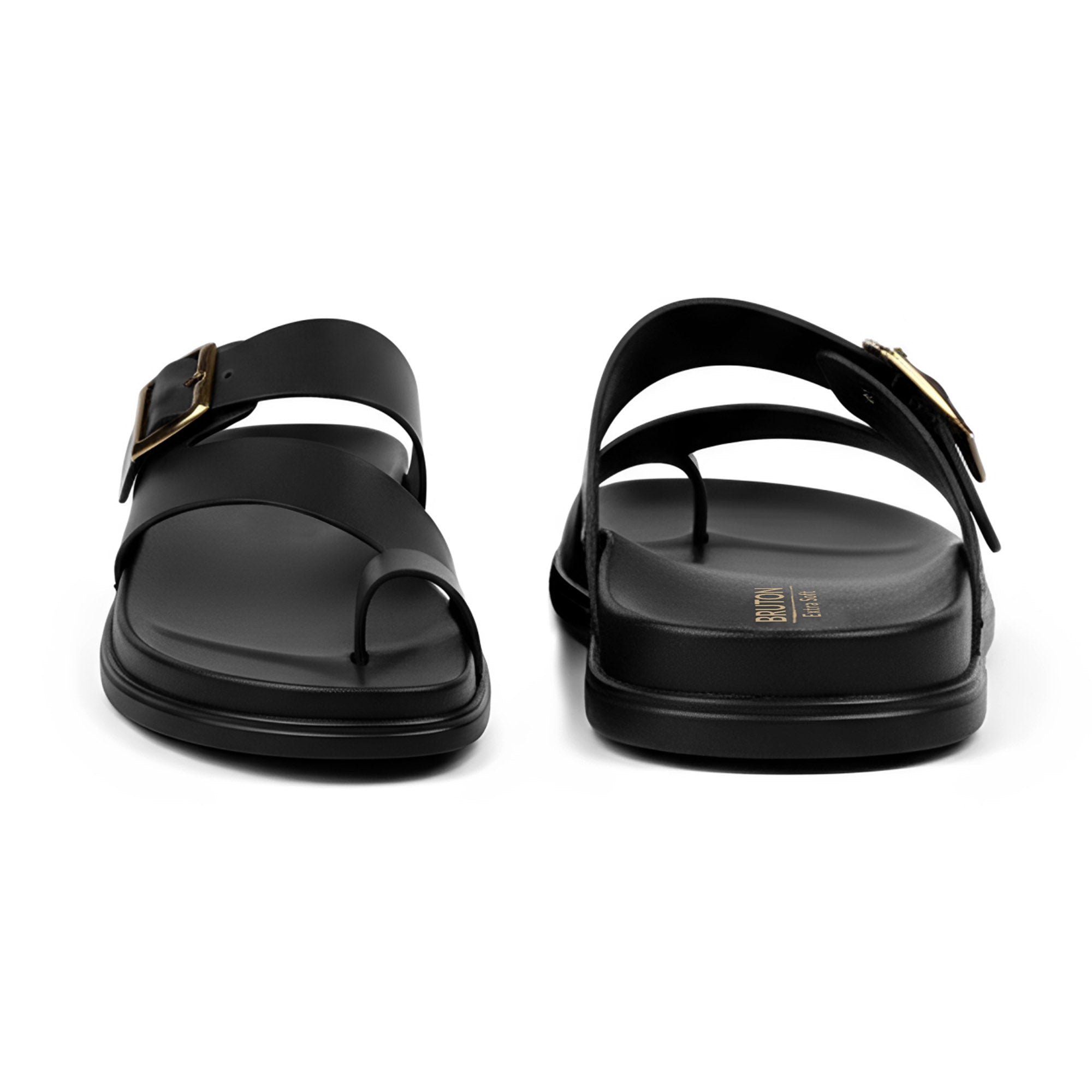 BRUTON Men's Adjustable Buckle Casual Sandals with Arch Support