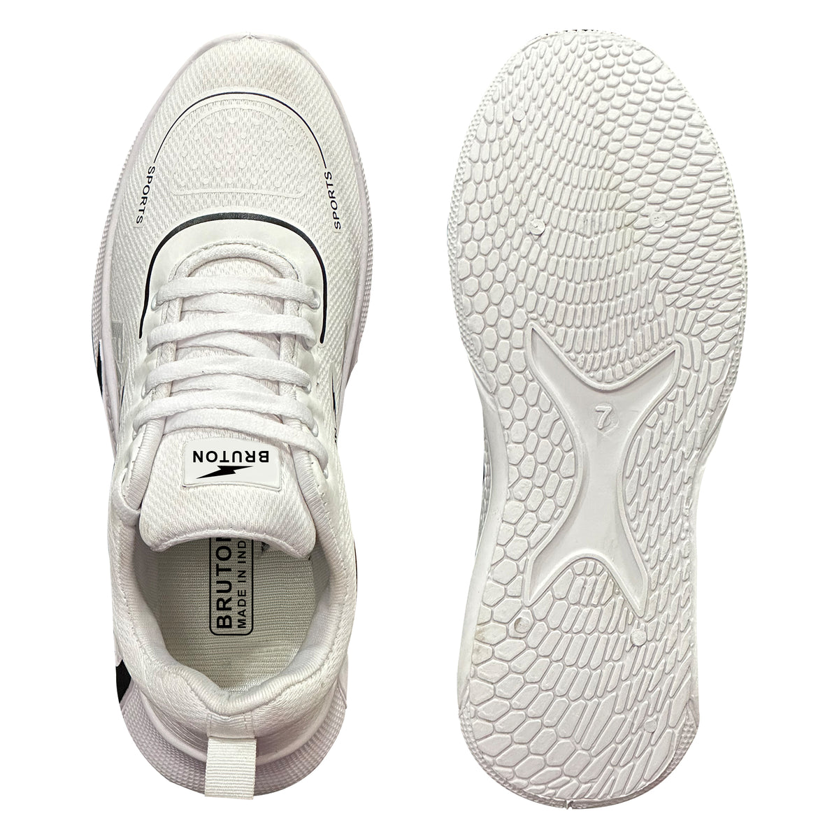 BRUTON PVC560 Men's Sports Shoes – Lightweight & Stylish