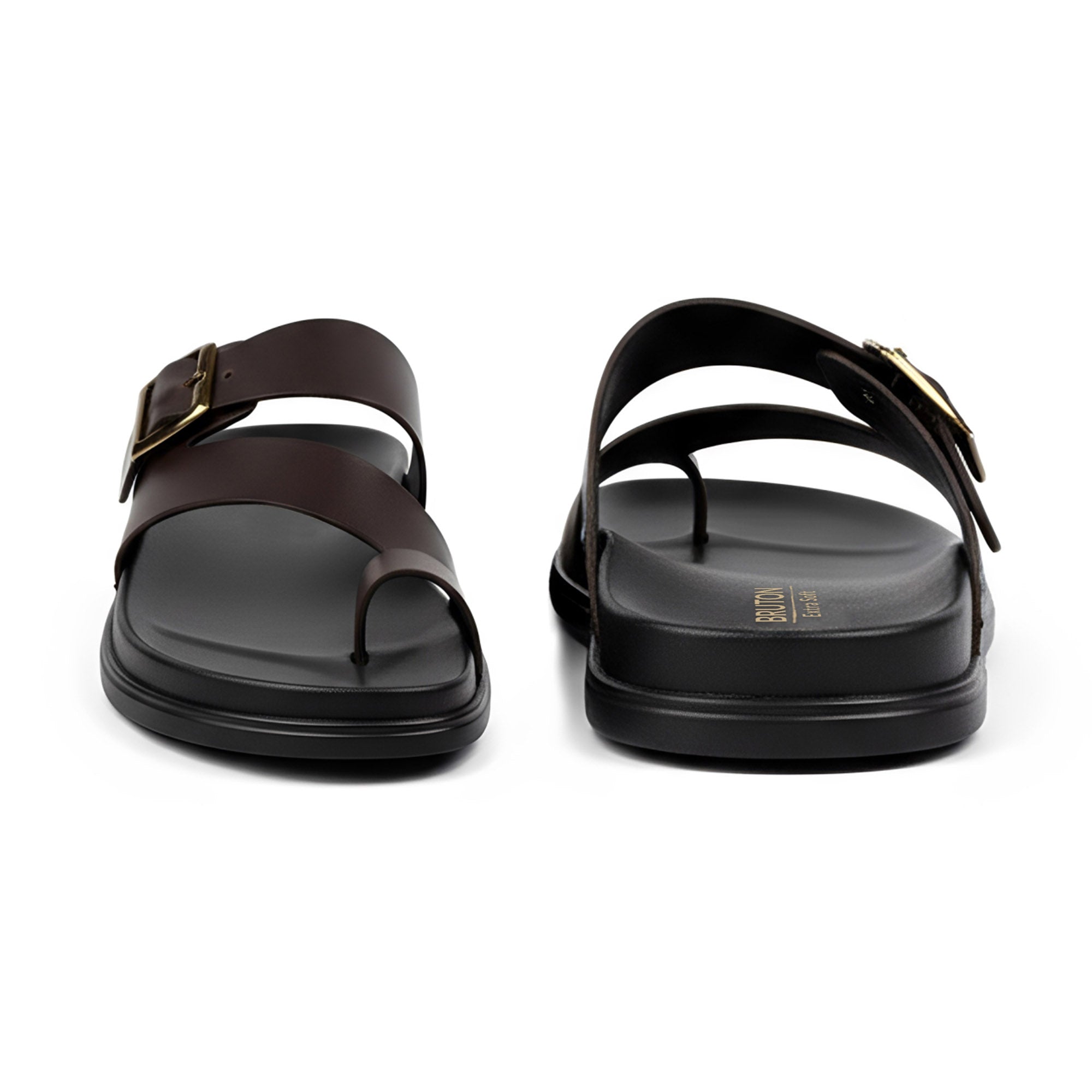 BRUTON Men's Buckle Strap Casual Sandals for Daily & Casual Wear