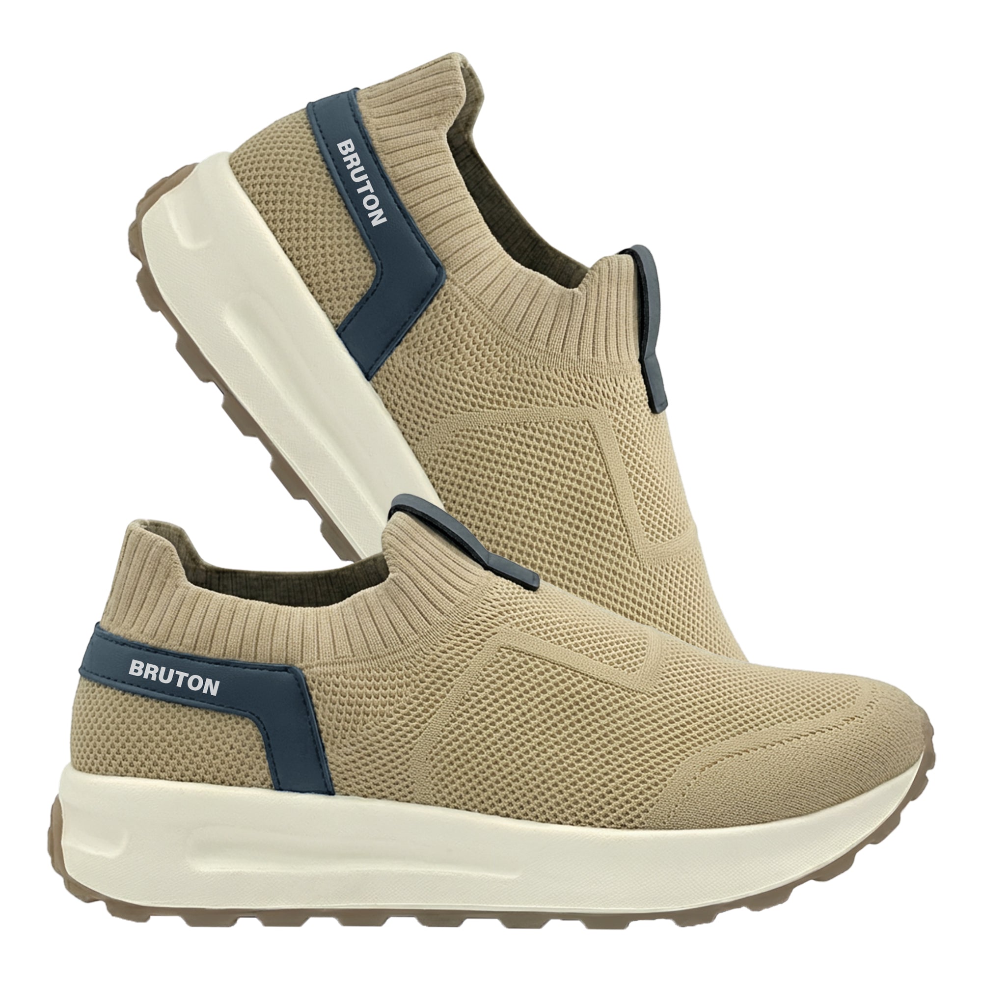 BRUTON EVA613 Men's Slip-On Running Shoes for Walking, Gym & Daily Use