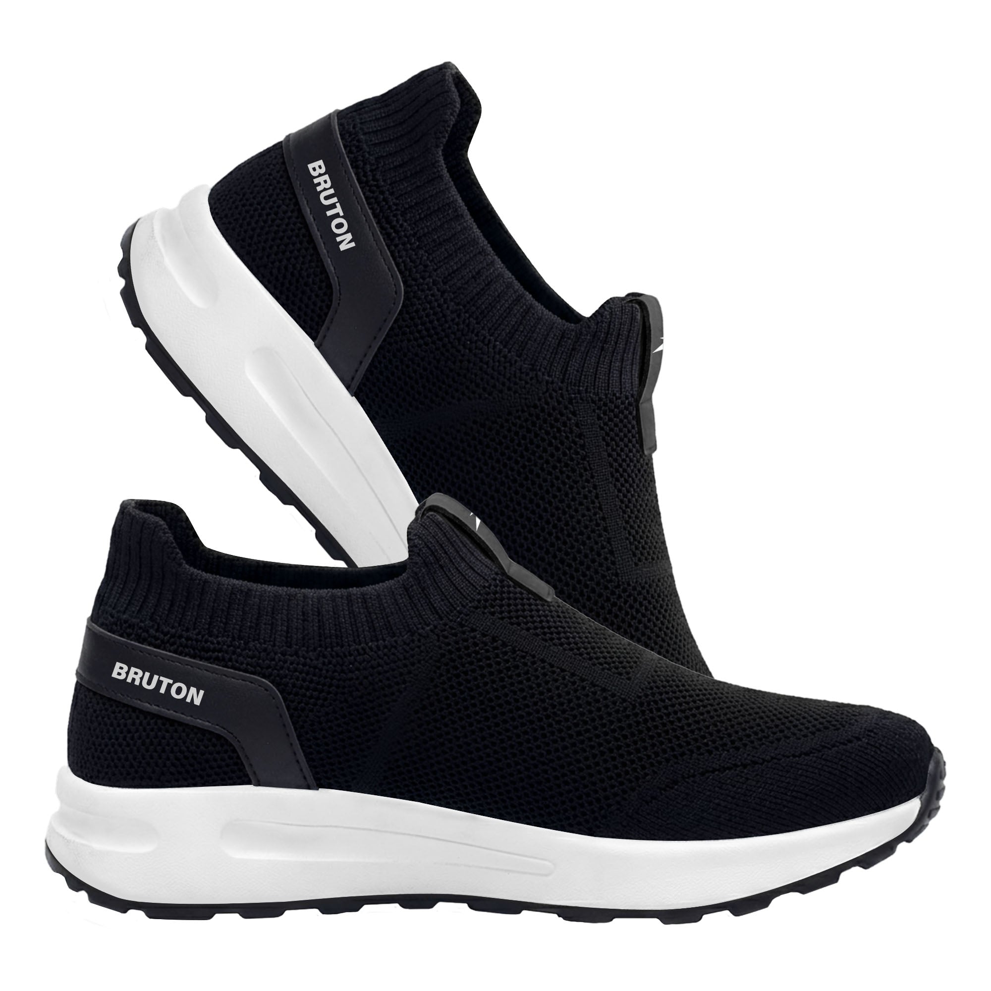 BRUTON EVA612 Men's Slip-On Running Shoes for Walking, Gym & Daily Use