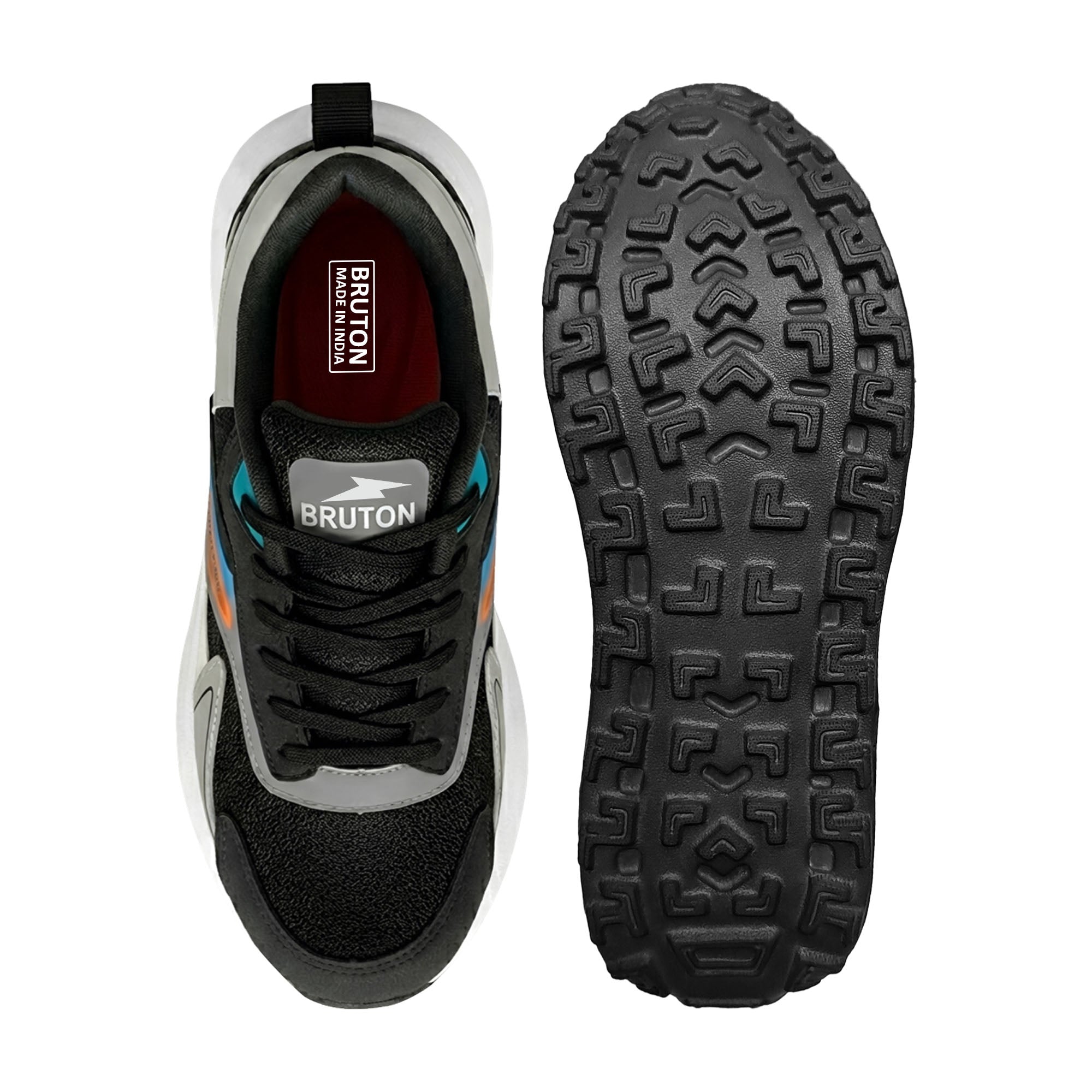 BRUTON EVA 620 Men's Running Shoes Lightweight Sports Shoes for Running, Walking, Gym & Daily Wear