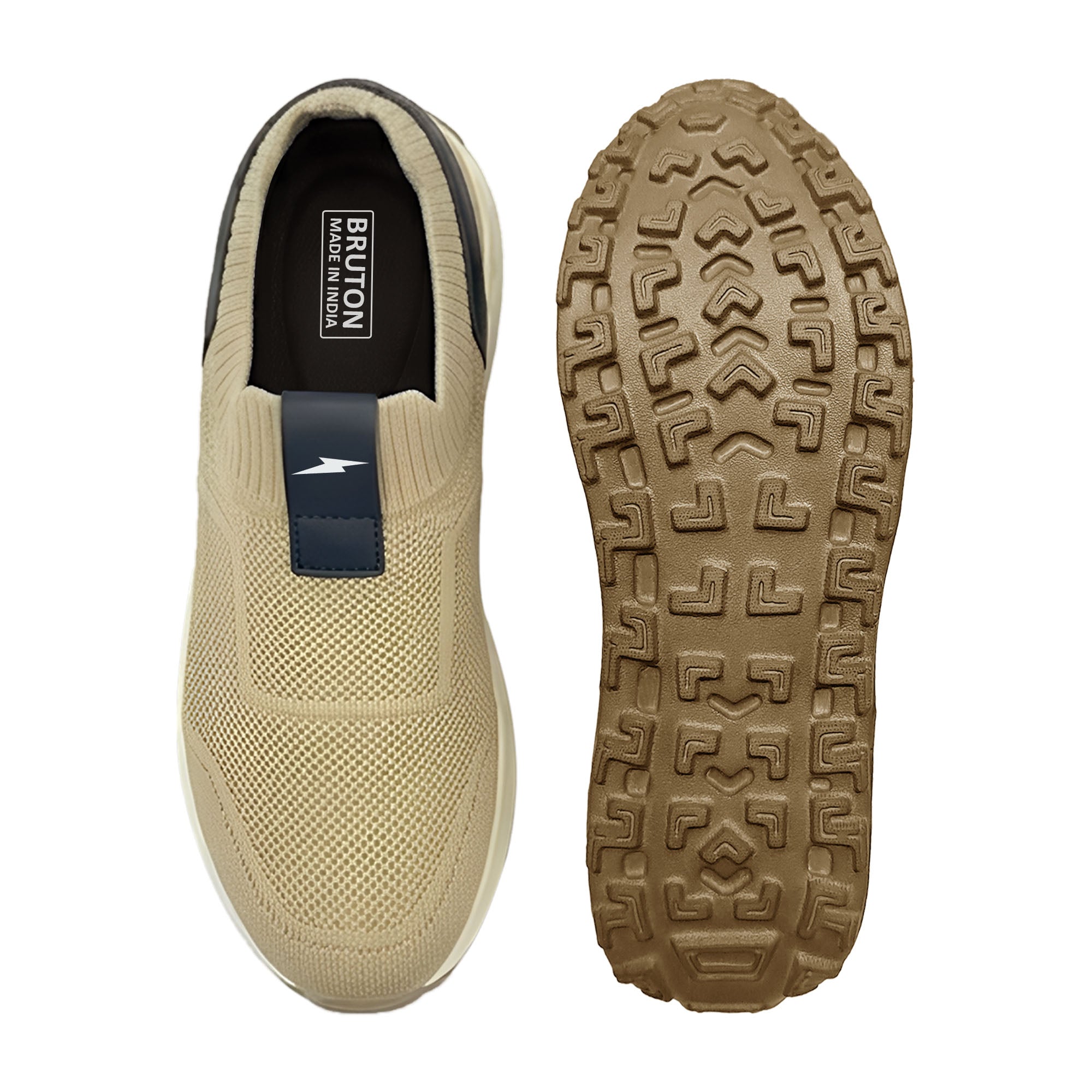 BRUTON EVA613 Men's Slip-On Running Shoes for Walking, Gym & Daily Use