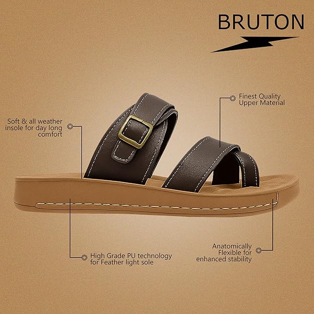 BRUTON Ortho Slippers Flip Flops for Men