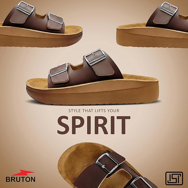 BRUTON 1133 Ortho Slippers Flip Flops for Men