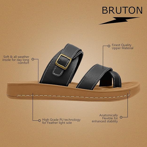 BRUTON Ortho Slippers Flip Flops for Men