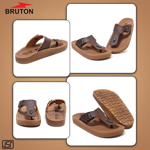 BRUTON Ortho Slippers Flip Flops for Men