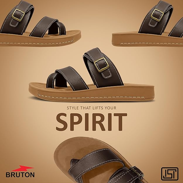 BRUTON Ortho Slippers Flip Flops for Men
