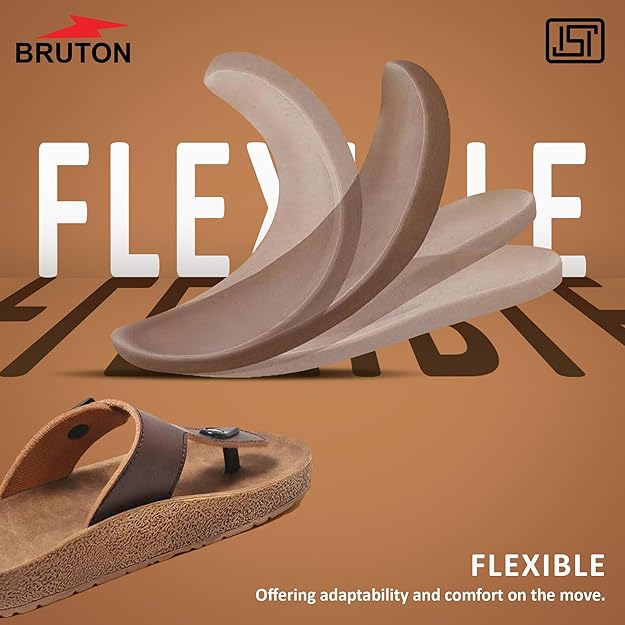 BRUTON Ortho Slippers Flip Flops for Men