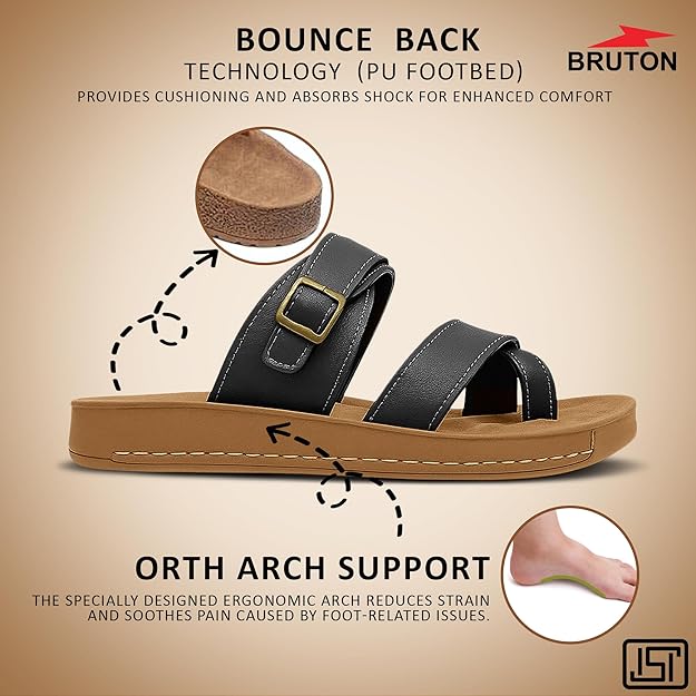 BRUTON Ortho Slippers Flip Flops for Men