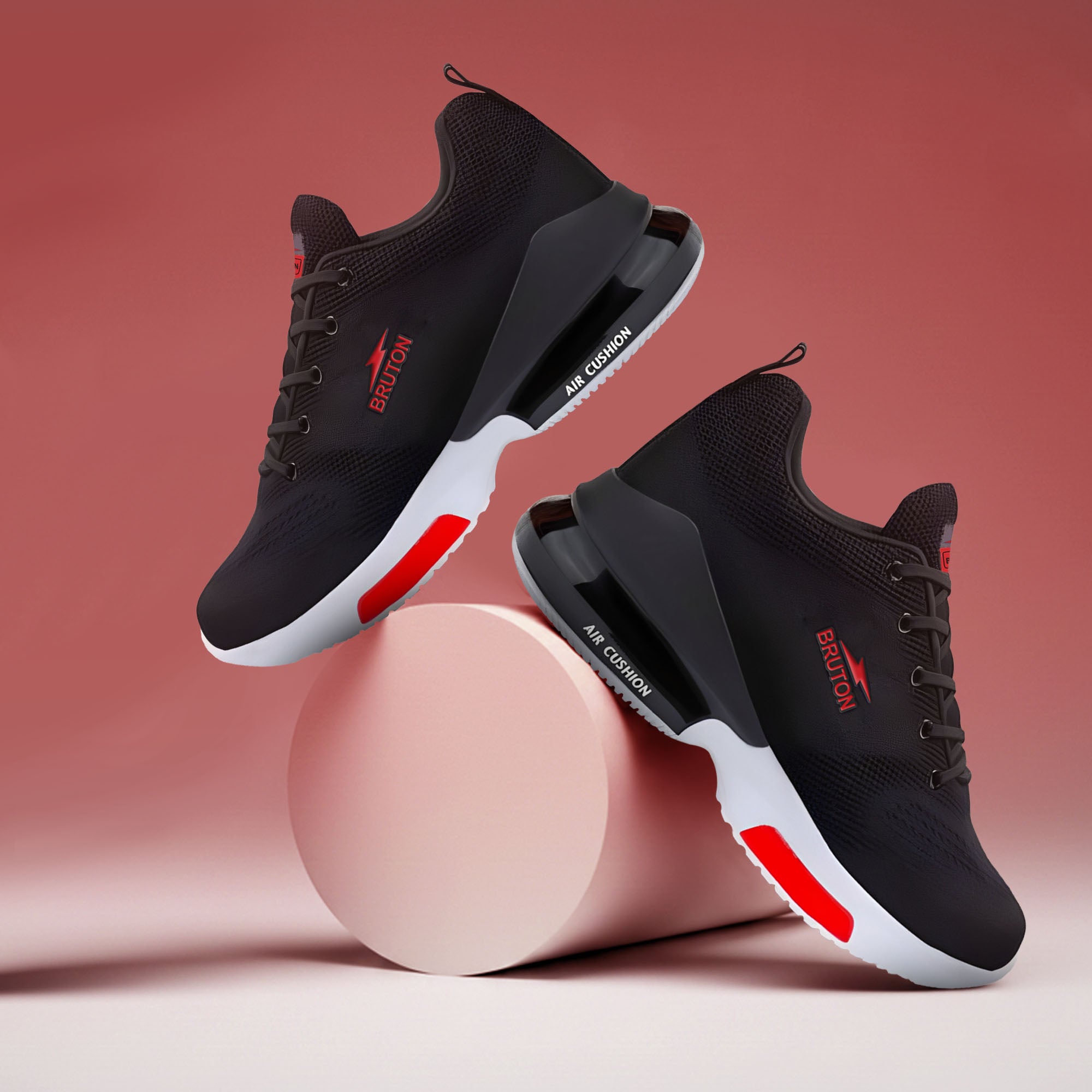 BRUTON 602-Berry EVA Lite Sports Running Shoes for Men