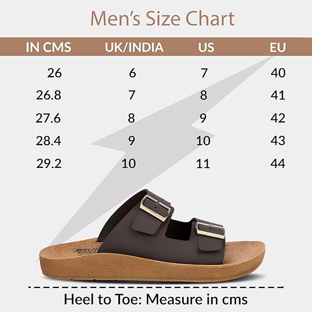 BRUTON Ortho Slippers Flip Flops for Men