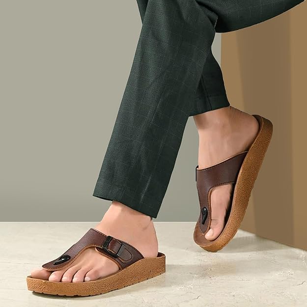 BRUTON Ortho Slippers Flip Flops for Men