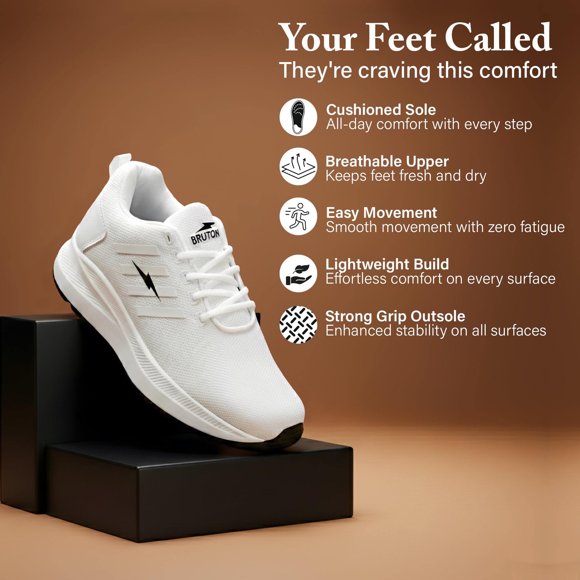 BRUTON URBAN-750 Men's Running Shoes