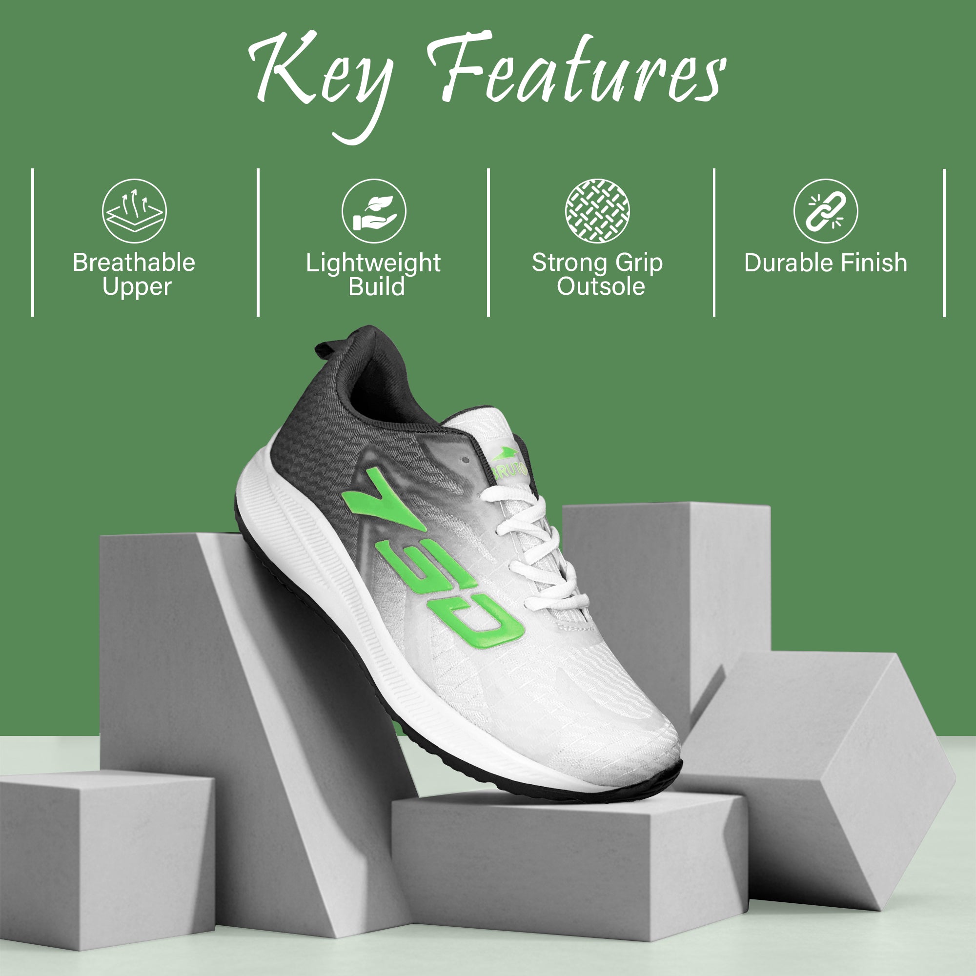 BRUTON 786-Power EVA Lite Men's Running Shoes