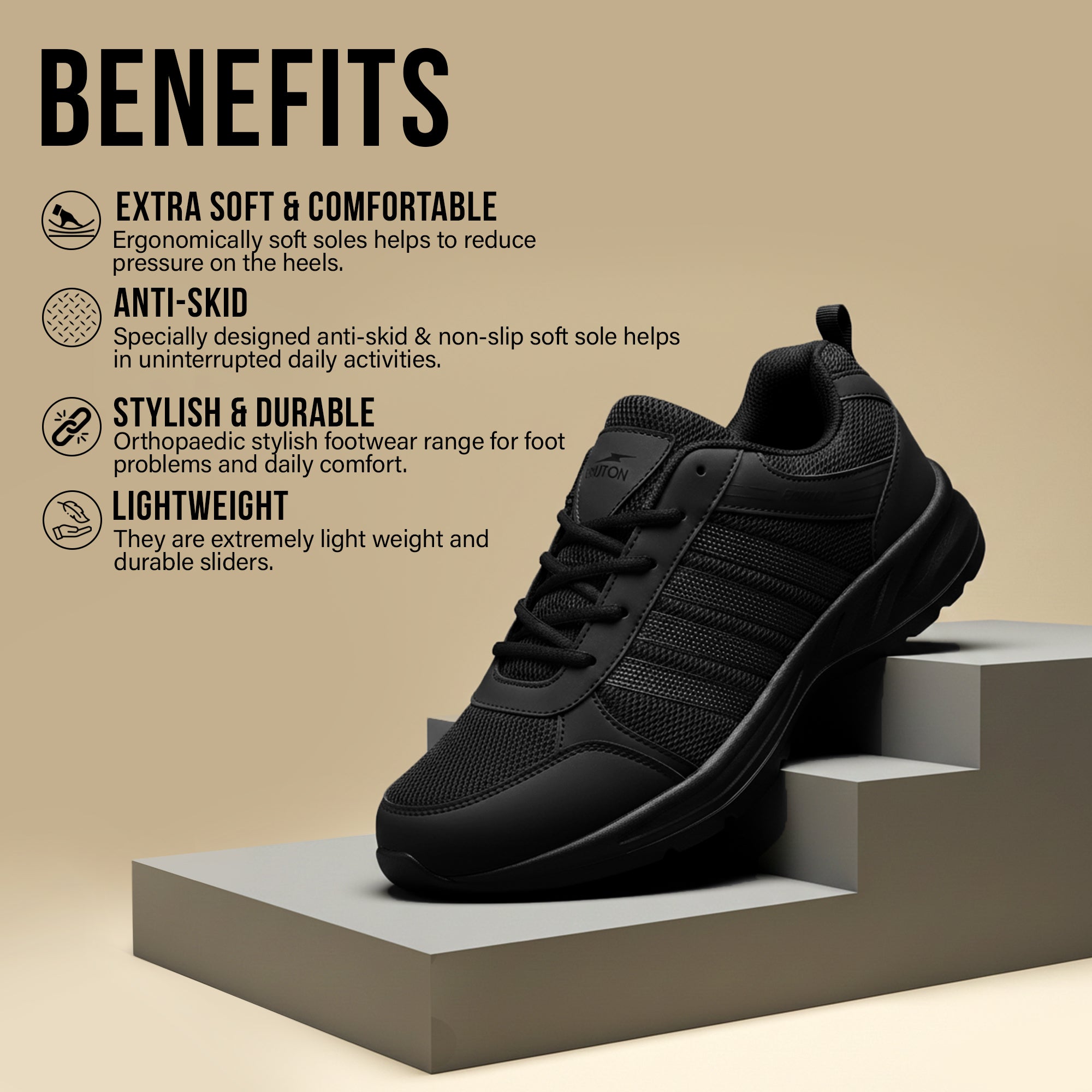 BRUTON 842-EVA Lite Men's Running Shoes