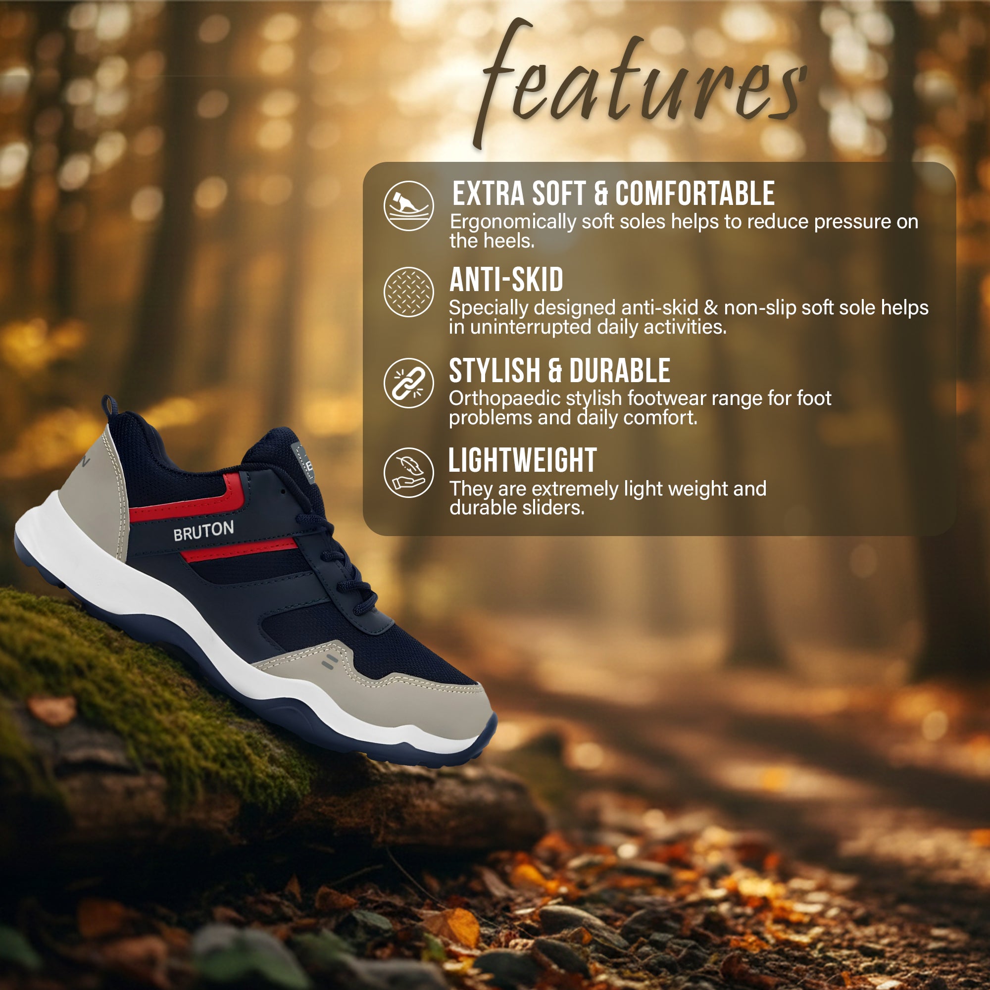 BRUTON Hockey EVA Lite Men's Running Shoes