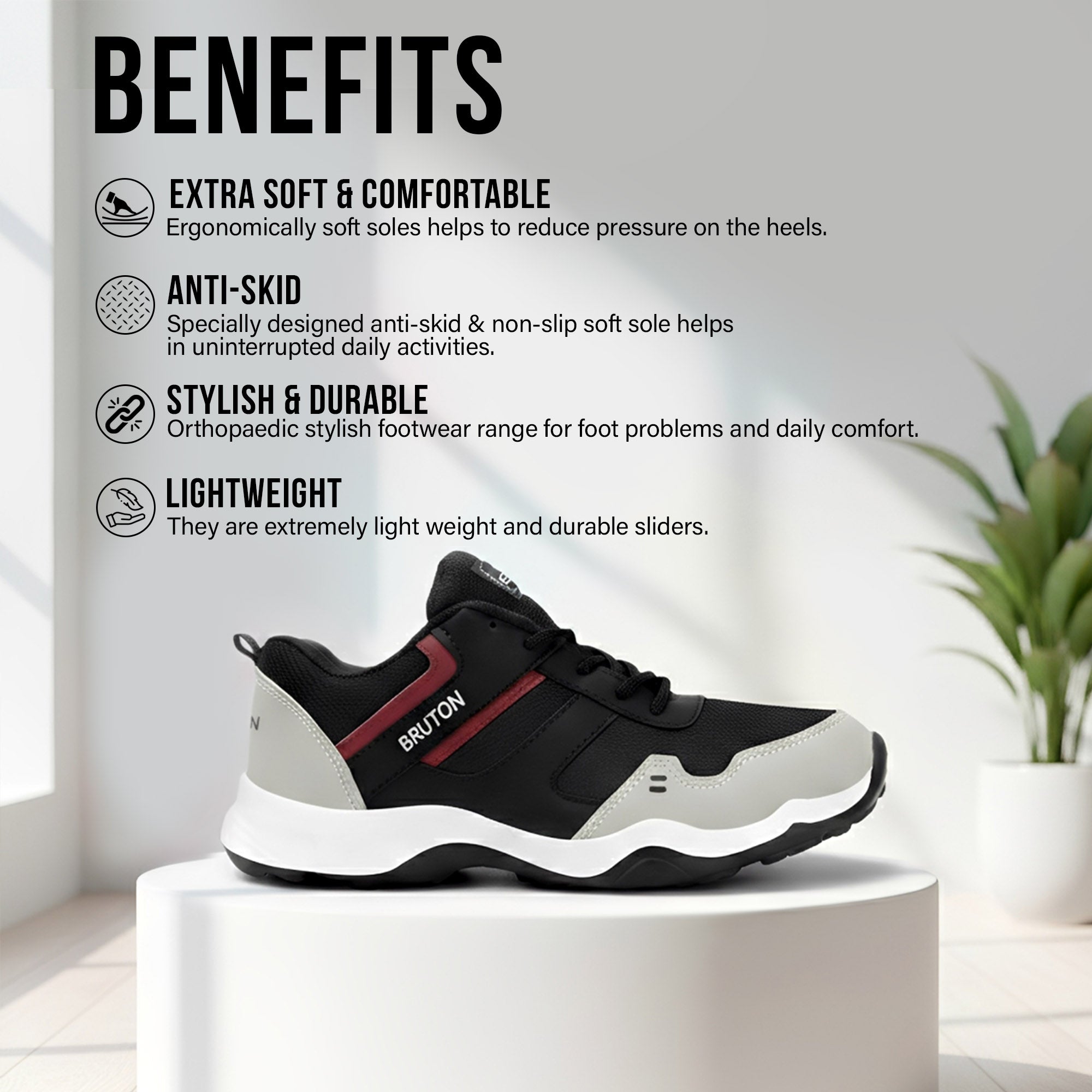 BRUTON Hockey EVA Lite Men's Running Shoes