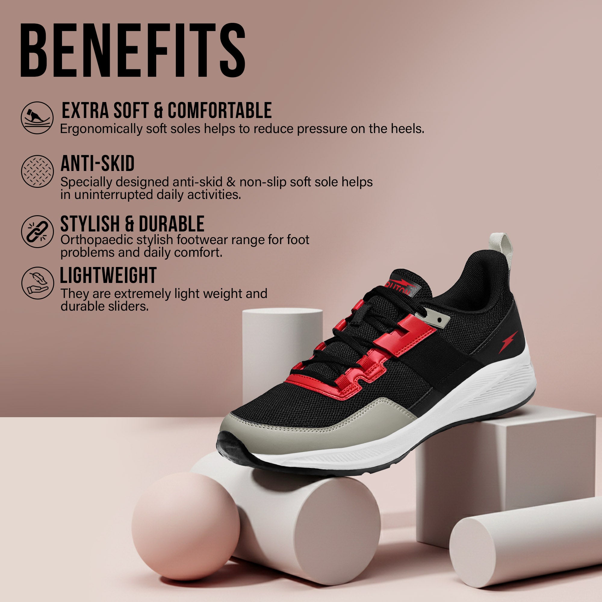 BRUTON FlexAir EVA Lite Men's Running Shoes