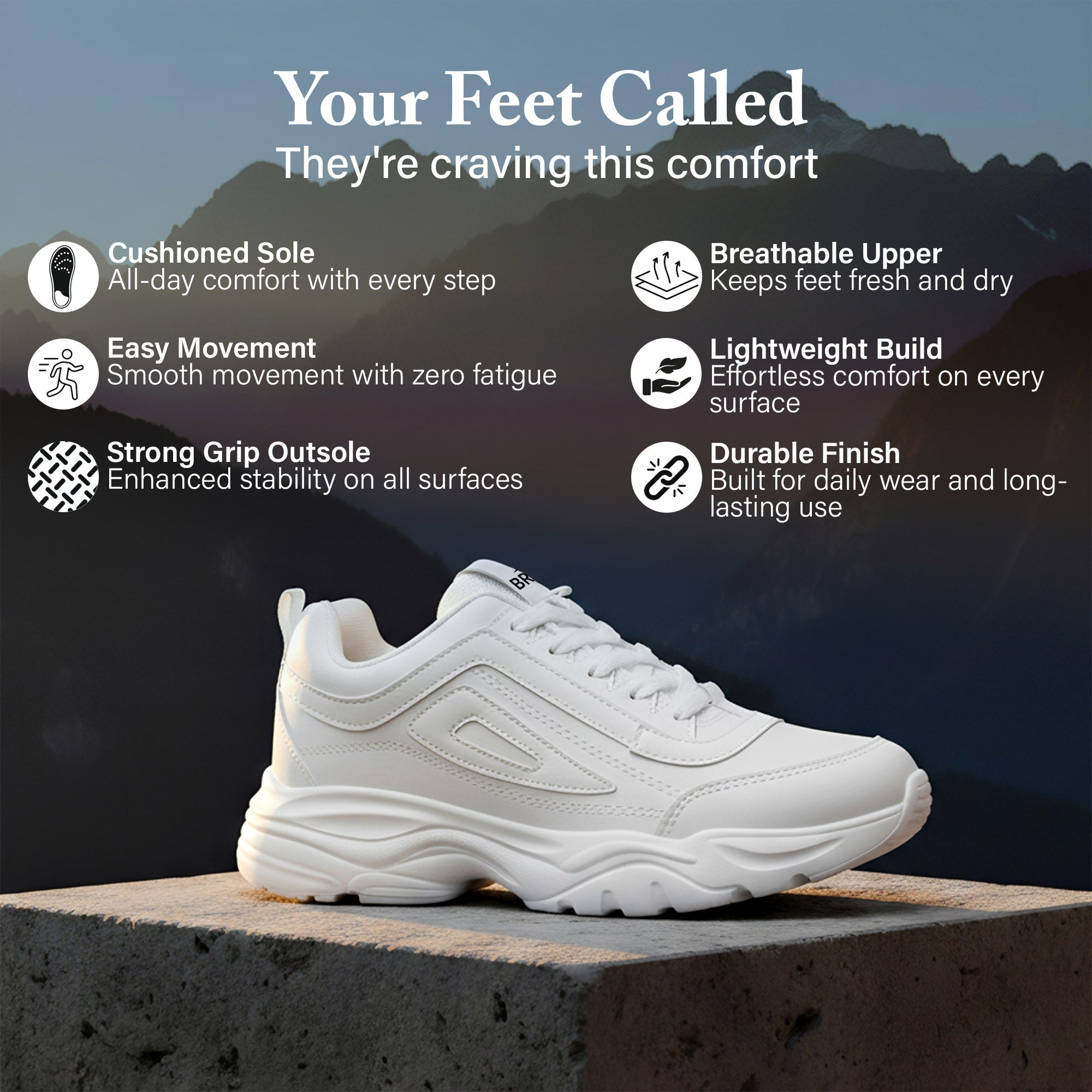 BRUTON Propulse-960 EVA Lite Men's Running Shoes