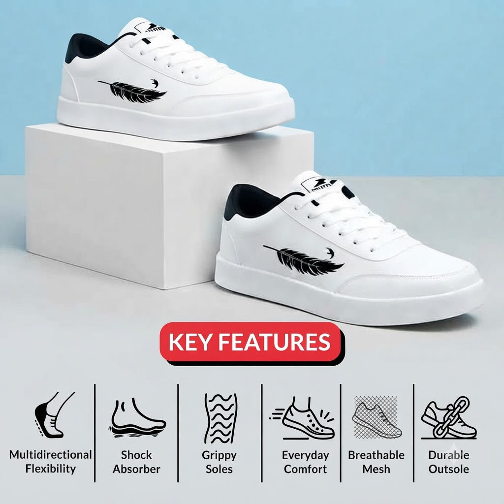 BRUTON 299 Men's Casual Shoes – White