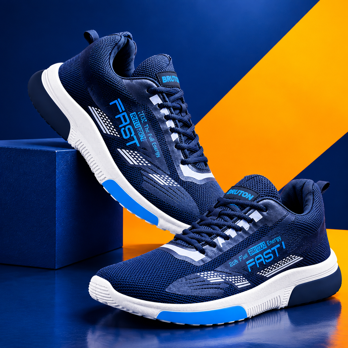 BRUTON PVC551 Men's Running Shoes – Lightweight & Sporty
