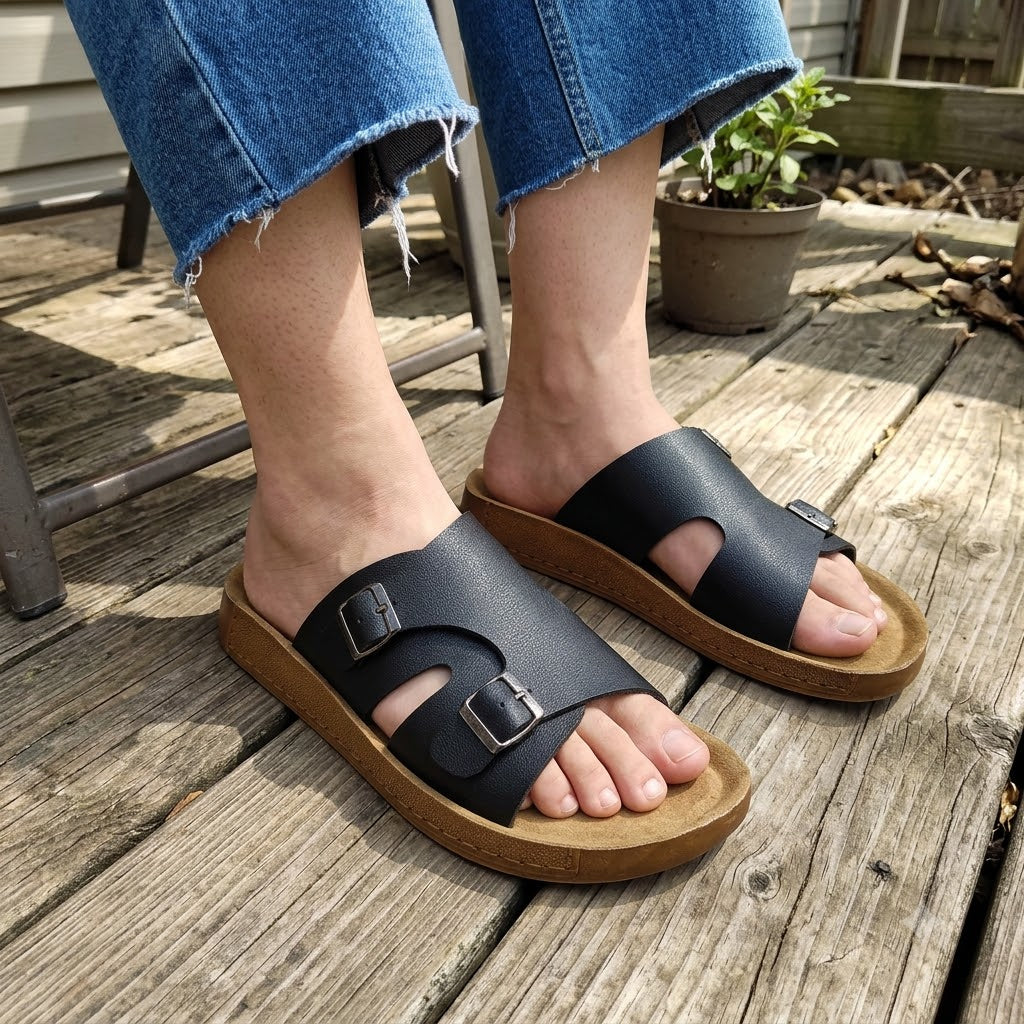 BRUTON 1122 Ortho Slippers Flip Flops for Men