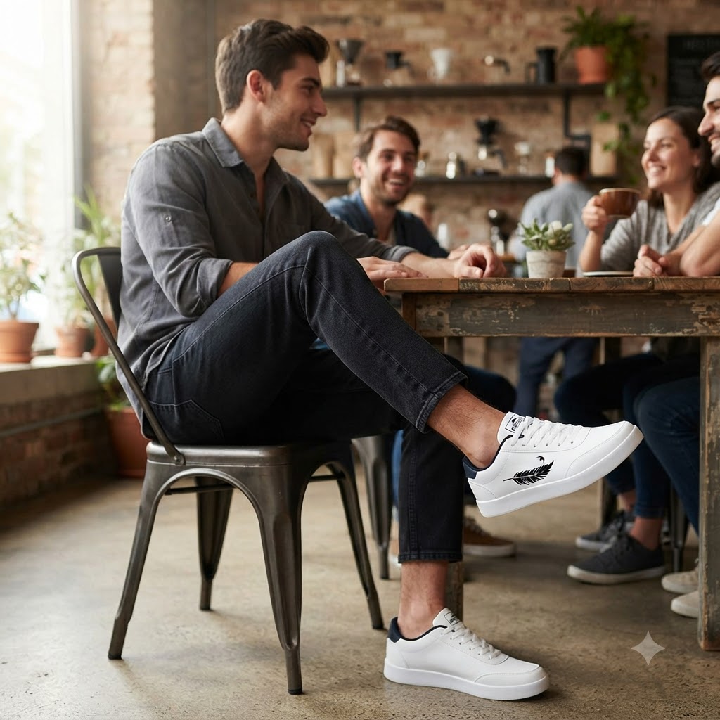 BRUTON 299 Men's Casual Shoes – White