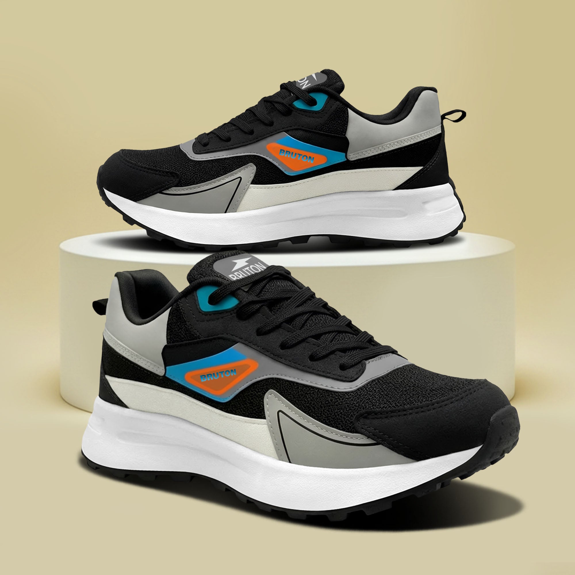 BRUTON EVA 620 Men's Running Shoes Lightweight Sports Shoes for Running, Walking, Gym & Daily Wear