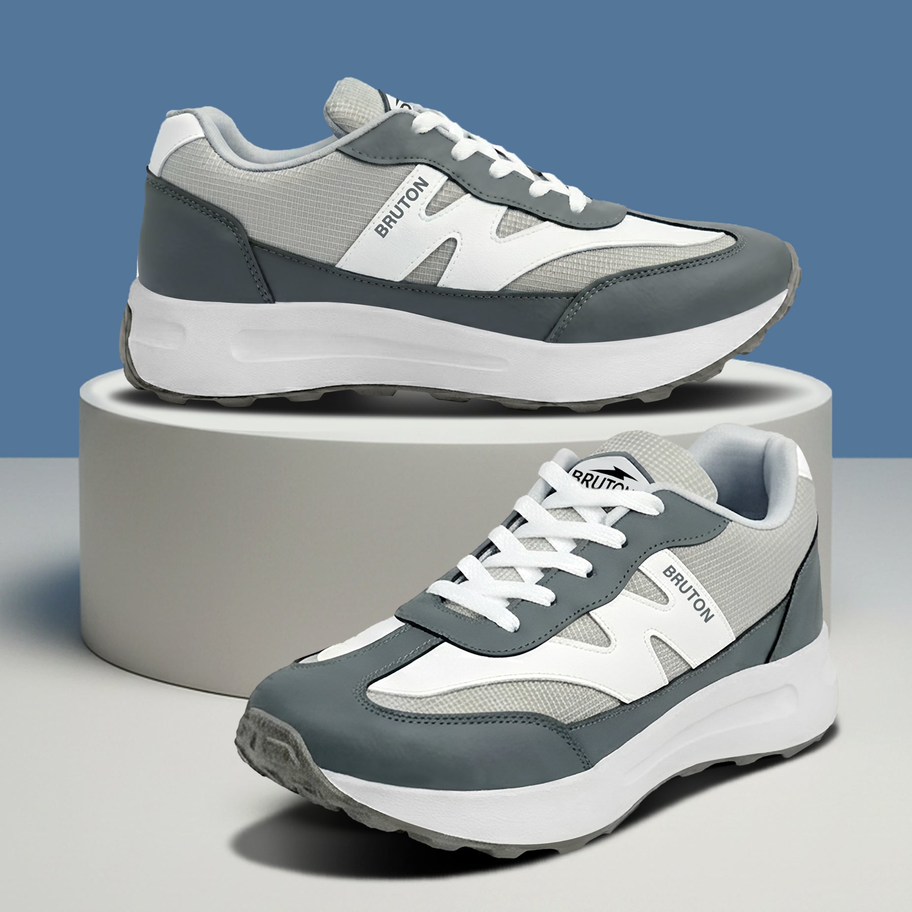 BRUTON EVA 618 Men's Running Shoes – Premium Lightweight Sports Shoes