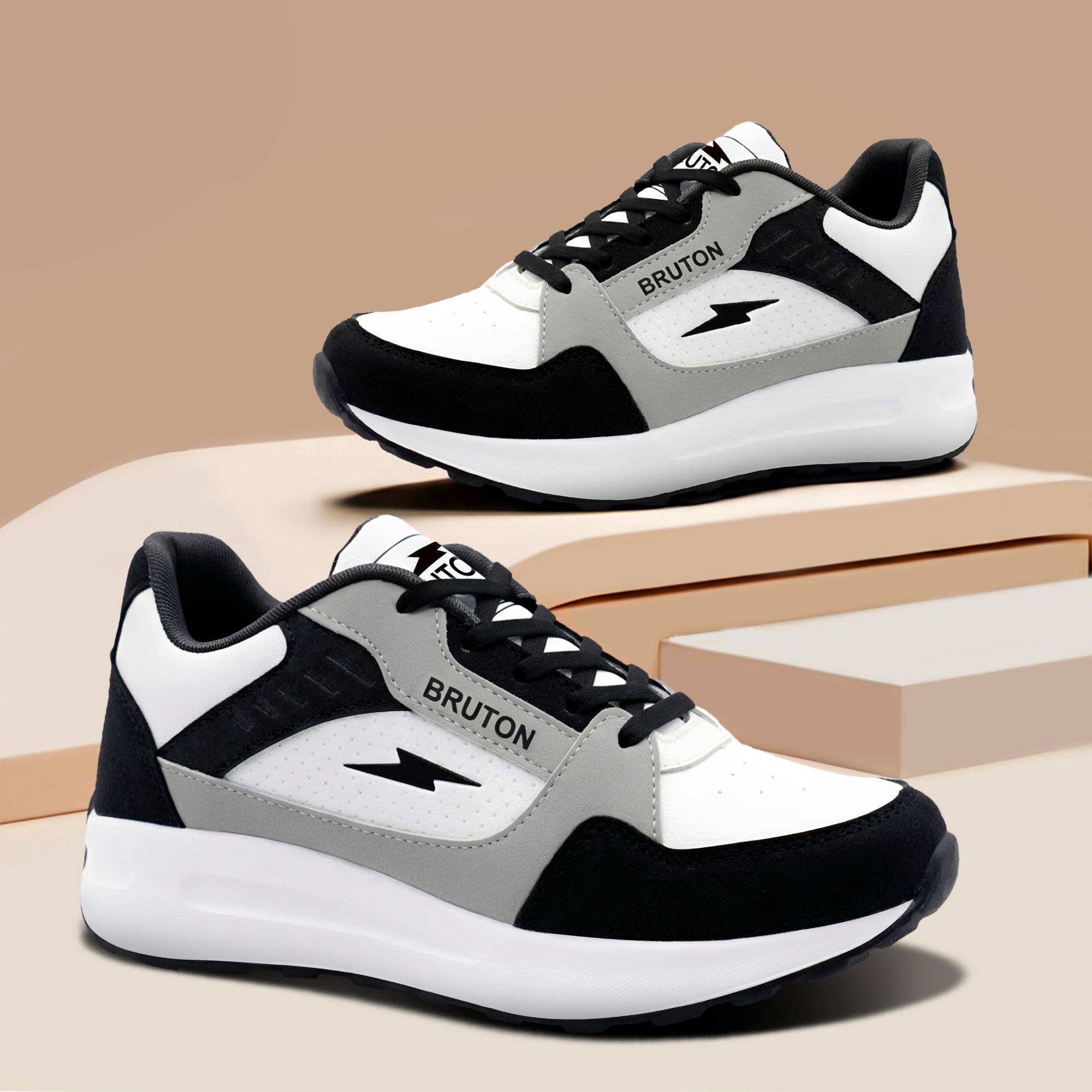 BRUTON EVA 619 Men's Running Shoes | Lightweight Sports Shoes for Running, Walking, Gym & Daily Wear