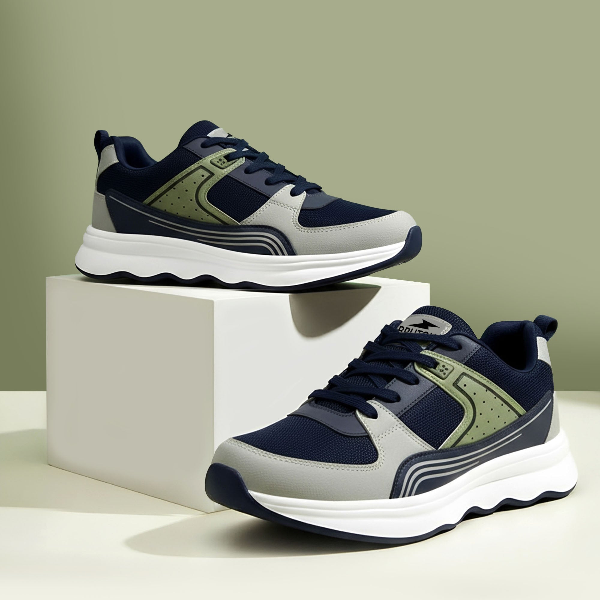 BRUTON EVA 622 Men's Running Shoes | Lightweight Sports Shoes for Running, Walking, Gym & Daily Wear