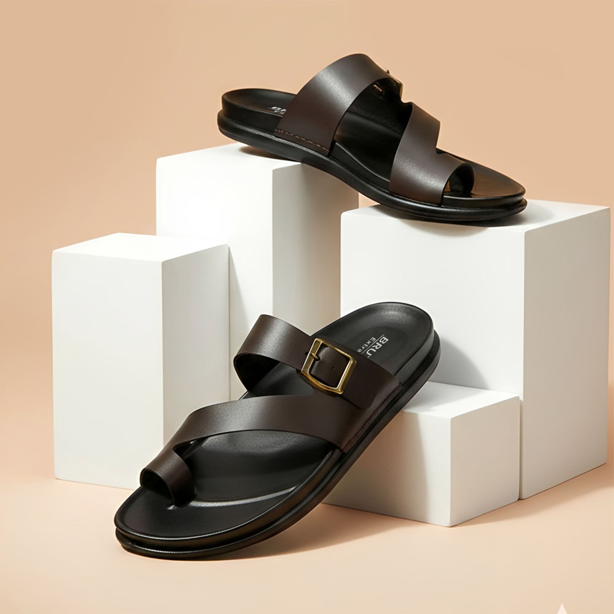BRUTON 1139 Ortho Slippers Flip Flops for Men