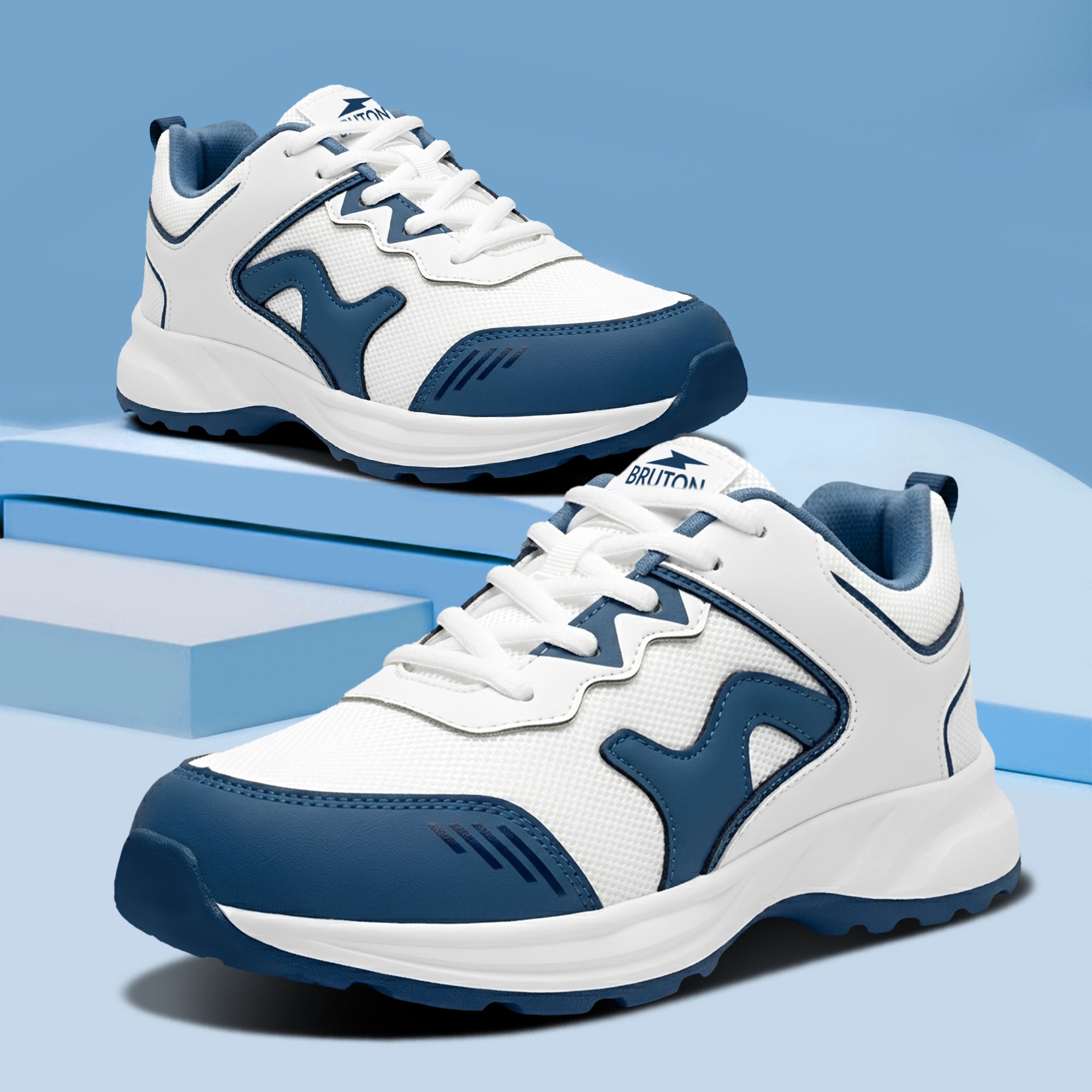 BRUTON EVA 628 Men's Running Shoes | Lightweight Sports Shoes for Running, Walking, Gym & Daily Wear