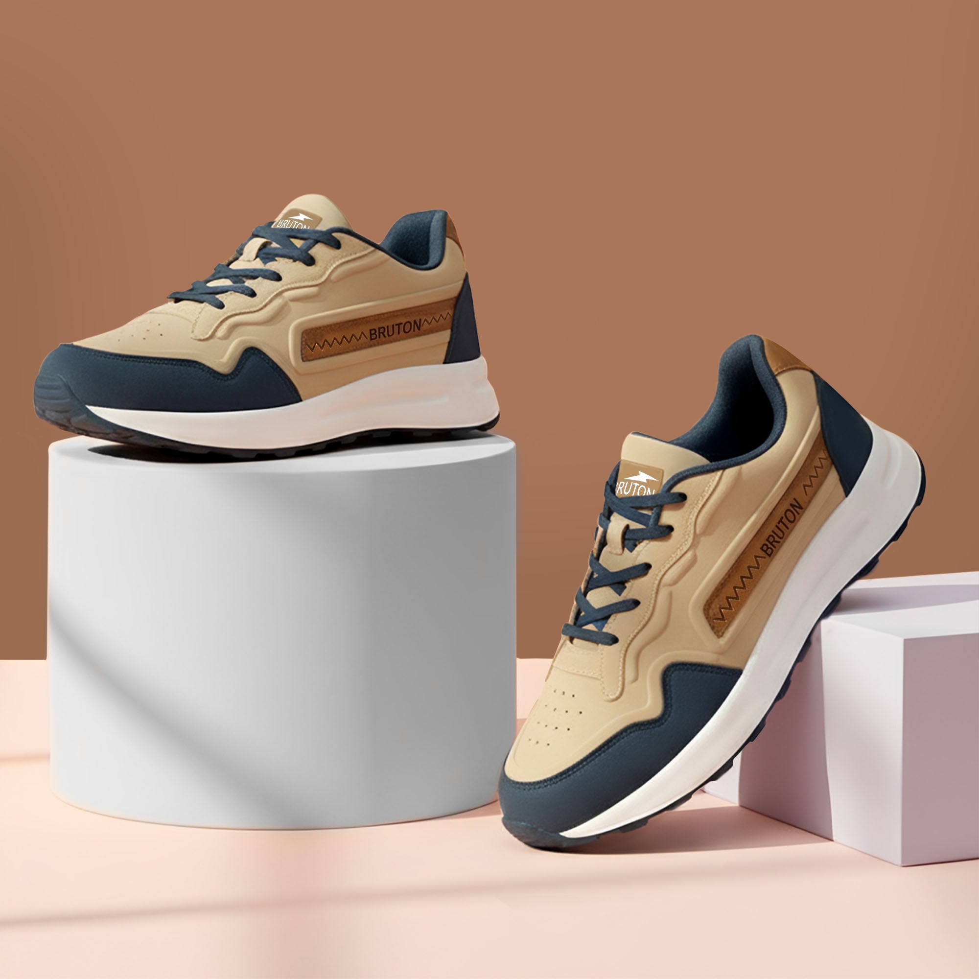 BRUTON EVA 623 Men's Running Shoes | Lightweight Sports Shoes for Running, Walking, Gym & Daily Wear