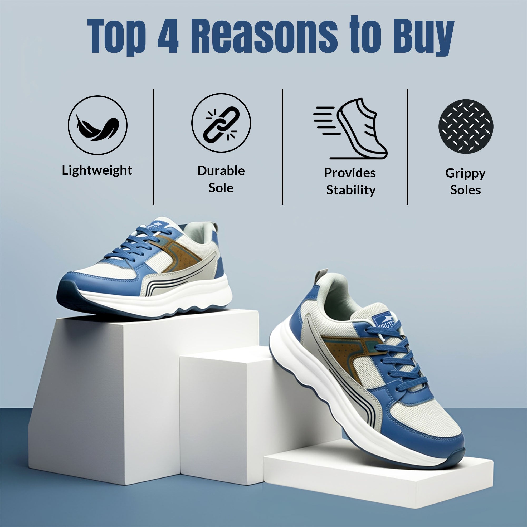 BRUTON EVA614 Men's Running Shoes