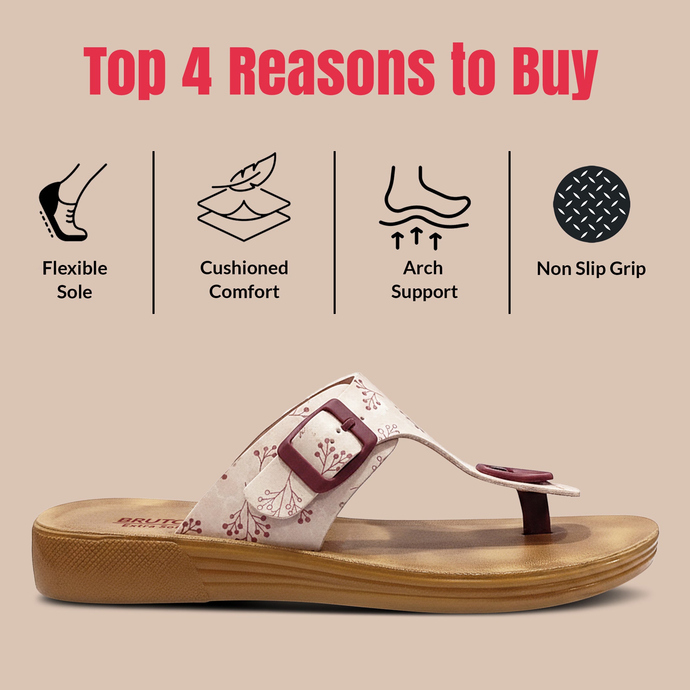 BRUTON WO-6005 Women Slippers