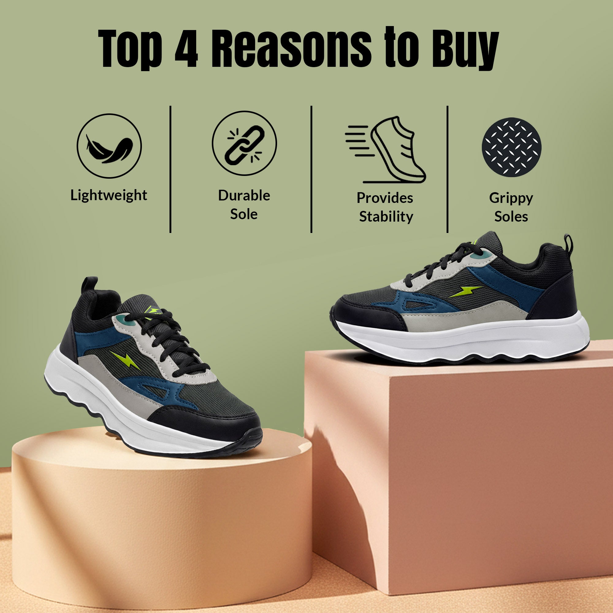 BRUTON EVA 634 Men's Running Shoes