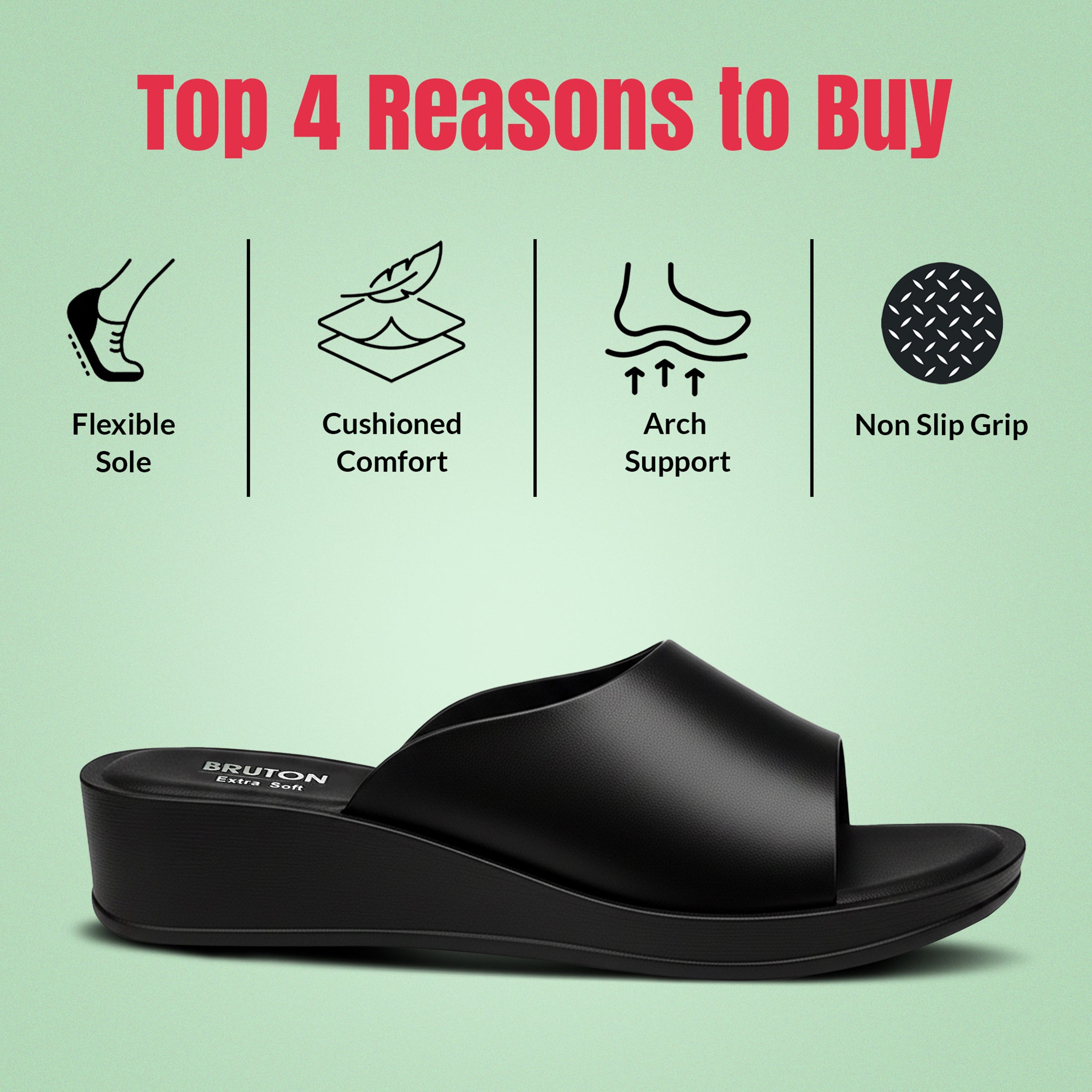 BRUTON WO-6002 Women Slippers