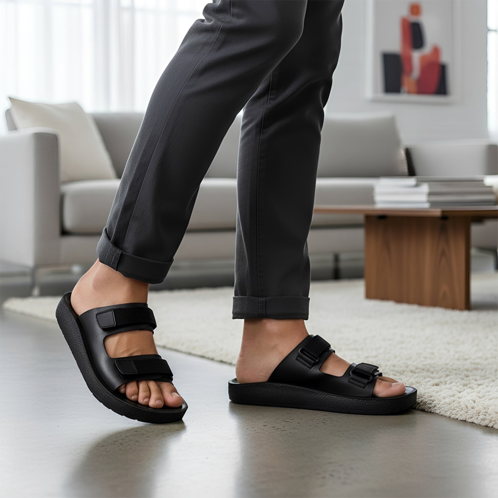 BRUTON Men's Adjustable Comfort Sandals