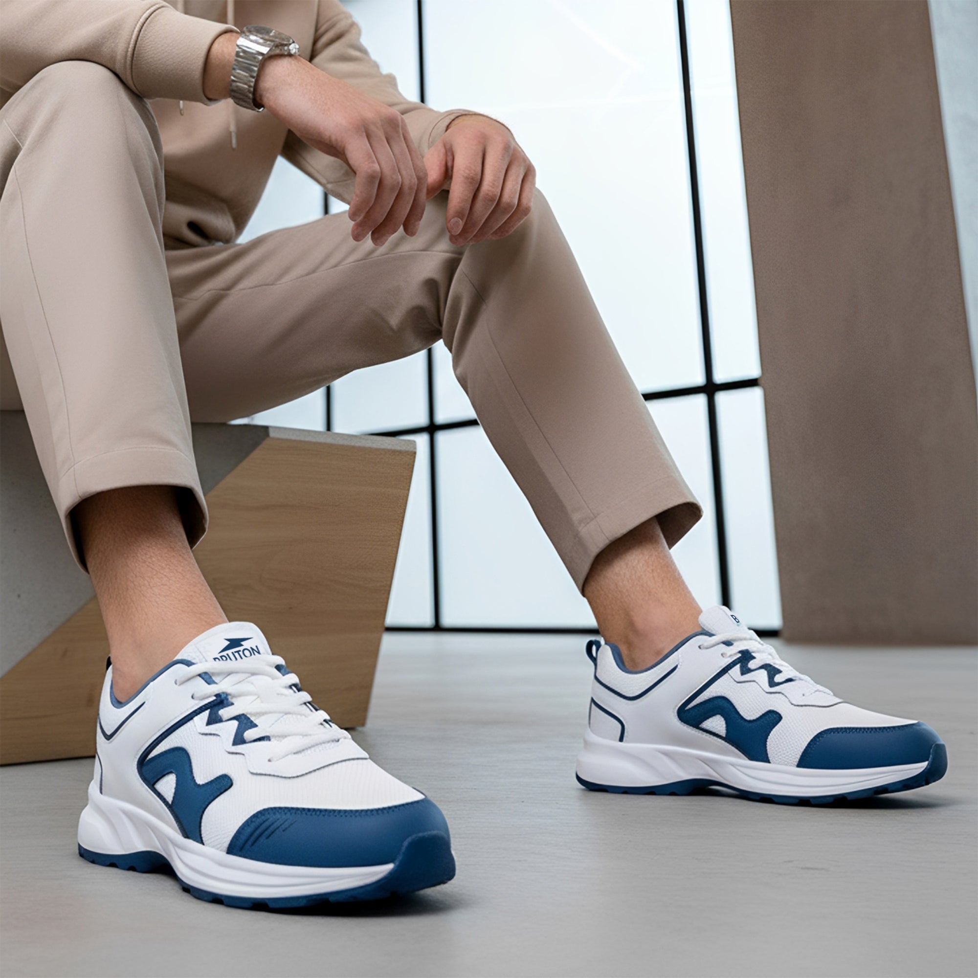 BRUTON EVA 628 Men's Running Shoes | Lightweight Sports Shoes for Running, Walking, Gym & Daily Wear